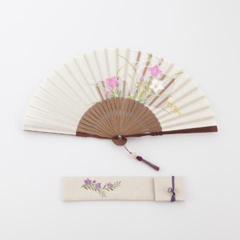 公式店舗 白竹堂 綾華セット 桔梗 扇子袋 桐箱入り 扇子 女性用 おしゃれ ブランド 京扇子 袋付き 扇子 送料無料 Www Technet 21 Org