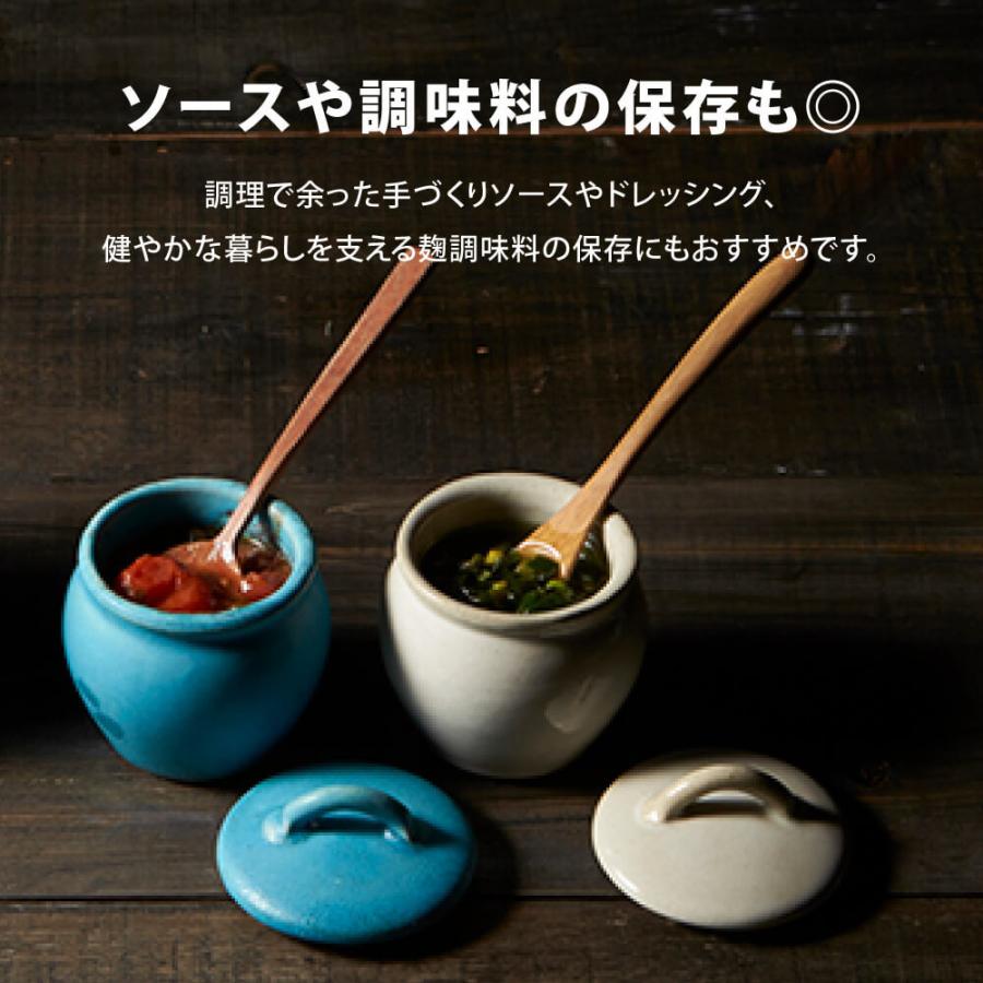 漬物容器 jyobi 120ml Sサイズ 保存瓶 ミニカメ 蓋付き おしゃれ 卓上