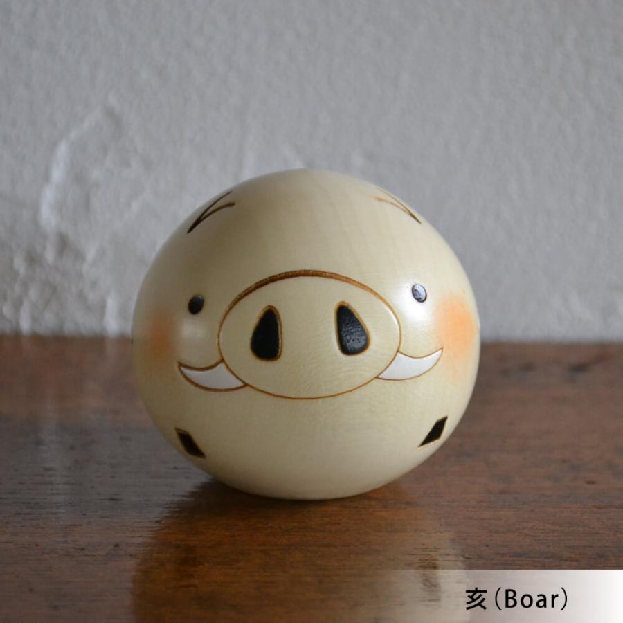 ６点　ゆらころ　丑　ushi   卯三郎こけし ゆらころ とら｜卯三郎こけし公式オンラインストア