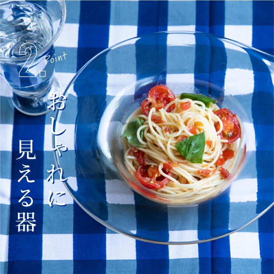 しずくパスタ皿 カトラリー 6点セット 原光弘 おしゃれ 器 ガラス