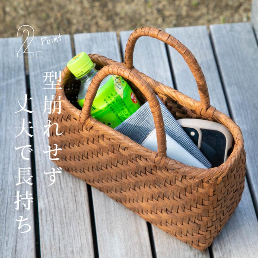 山葡萄カゴバッグ　ダイヤ編み　新品未使用　百貨店催事品 山葡萄カゴバッグ ダイヤ編み 新品未使用 百貨店催事品 山葡萄カゴ