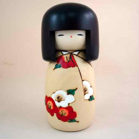 卯三郎こけし 春の詩 大 伝統 こけし 創作こけし 民芸 日本製 : 豊かな