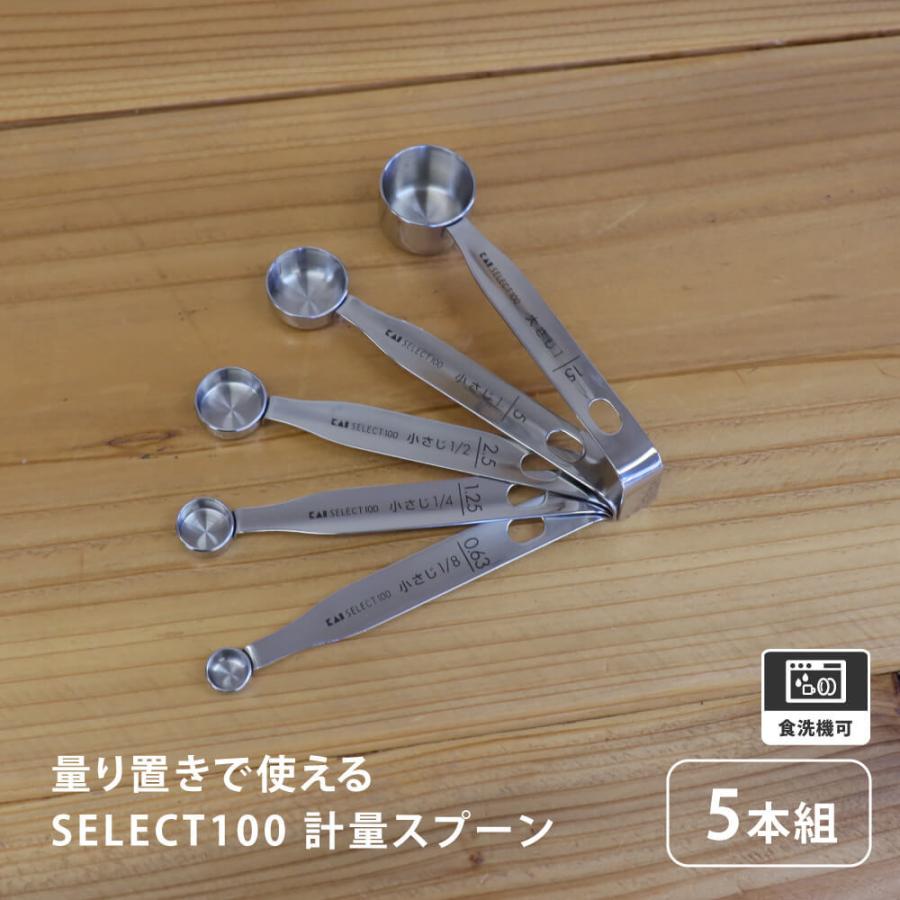 SELECT100 計量スプーン5本組 KAI 大さじ 小さじ 貝印 ステンレス