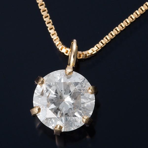 大人気K18 0.3ctダイヤモンドペンダント/ネックレス ベネチアンチェーン