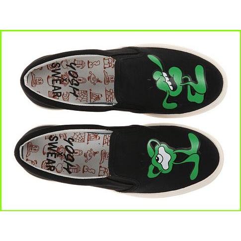 高価値 16年 新作 Print Green Canvas Black メンズ Men Loafers スウェアー 2 Swear X Yosh Swear 人気ブランド ブランド 大人気 最新商品 シューズ