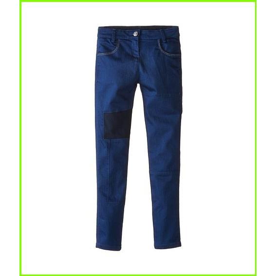大人気新作 Little Marc Jacobs Slim Fit Patched Denim Pants (Little Kids/Big Kids) Little Marc Jacobs Jeans WOMEN レディース Denim Blue, 松川町 49e79dfa