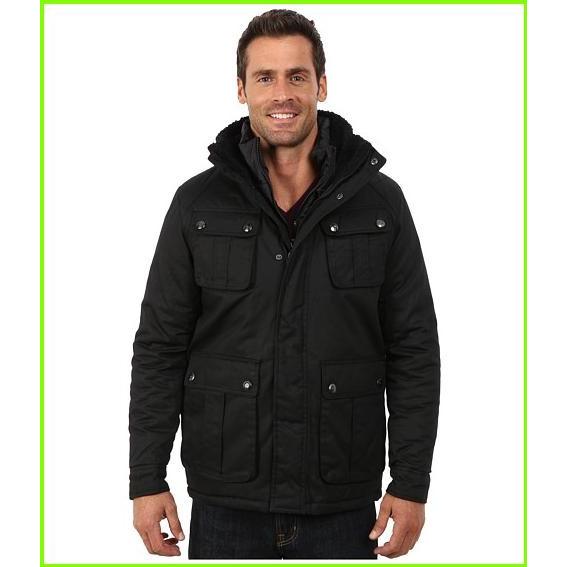 おすすめ Steve 人気ブランド ブランド 大人気 最新商品 新作 16年 Madden Black メンズ Men Outerwear Coats スティーブマッデン Jacket Coted Wax Cotton コート アウター