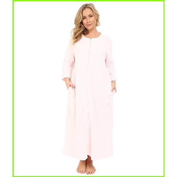 Carole Hochman Plus Size Waffle Knit Zip Robe Carole Hochman Night