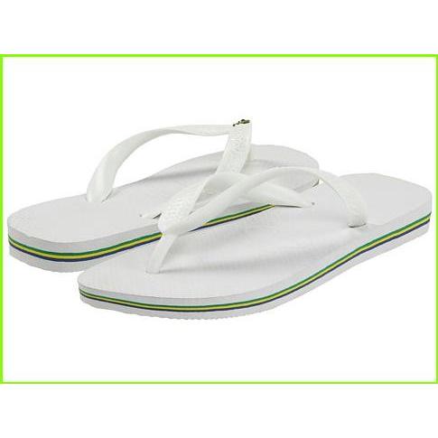 男性に人気 ハワイアナス Flops Flip Brasil Havaianas 人気ブランド ブランド 大人気 最新商品 新作 16年 Sandals White メンズ Men サンダル
