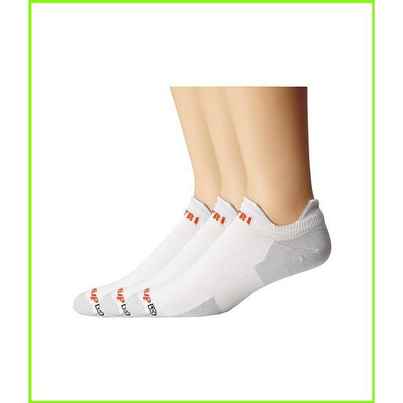 Drymax Sport Triathlete Double Tab 1-Pair Pack Drymax Sport Socks WOMEN レディース White Gray