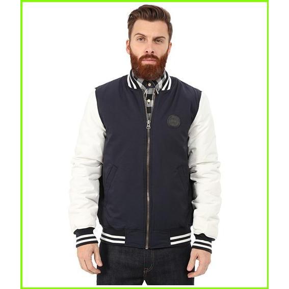 注目ブランドのギフト Lindbergh 人気ブランド ブランド 大人気 最新商品 新作 16年 Varsity Navy メンズ Men Outerwear Coats Lindbergh Jacket コート アウター