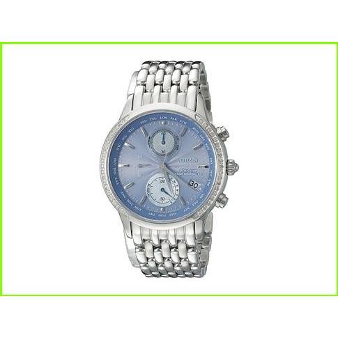 Citizen Watches FC5000-51L World Chronograph A-T シチズン Fashion Watches WOMEN レディース Silver Tone Stainless Steel
