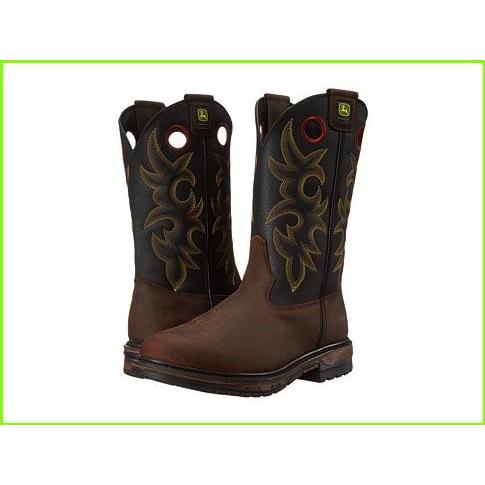 John Deere Non Steel Toe John Deere Boots MEN メンズ Brown Bison