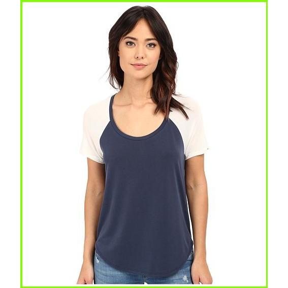 ディズニープリンセスのベビーグッズも大集合 Drapey With Jersey Sandwash Splendid 人気ブランド ブランド 大人気 最新商品 新作 16年 Lux Navy Bone Coastal レディース Women Shirts T Splendid Tee トップス