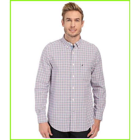 おすすめネット Oxford Sleeve Long Nautica 人気ブランド ブランド 大人気 最新商品 新作 16年 Tattersall Red Nautica メンズ Men Shirts Up Button ノーティカ シャツ カジュアルシャツ Hardtimegear Com