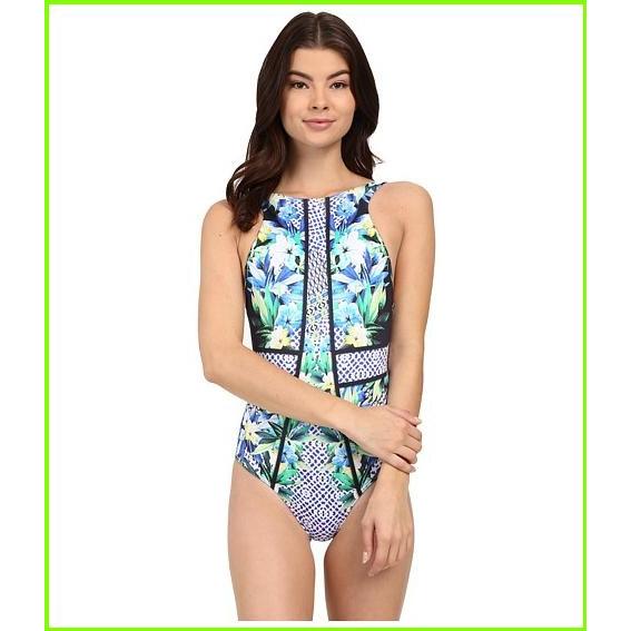JETS by Jessika Allen Sublime High Neck One-Piece Swimsuit JETS by Jessika Allen One Piece Swimsuits WOMEN レディース Zest