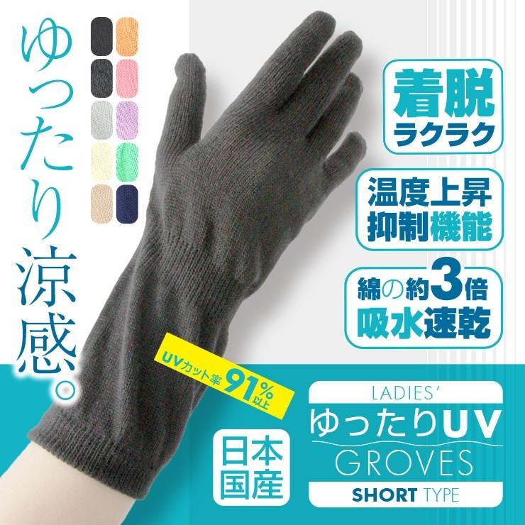 Uvカット 手袋 ショート 日本製 おしゃれ レディース ゆったり 指あり アームカバー 日焼け防止 綿 ニット プレゼント ギフト Sn 350 05 手袋の専門店 イイナクローゼット 通販 Yahoo ショッピング
