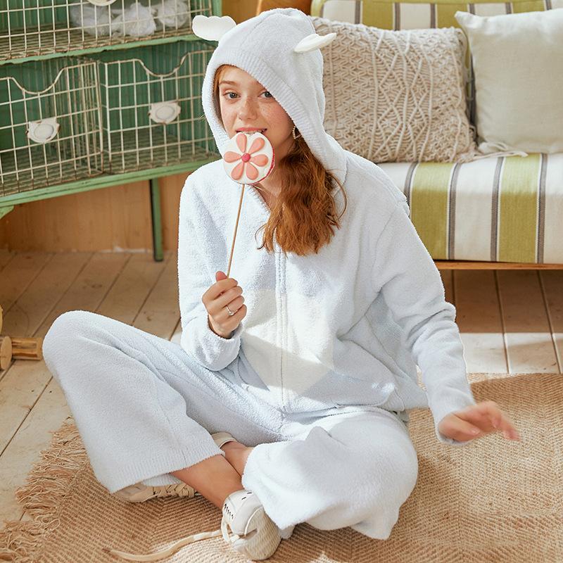 ルームウェア レディース 冬 もこもこ 上下 あったか パジャマ フリーサイズ 部屋着 ふわふわ 冬用 暖かい ルームウエアー 10 Core Lavish 通販 Yahoo ショッピング