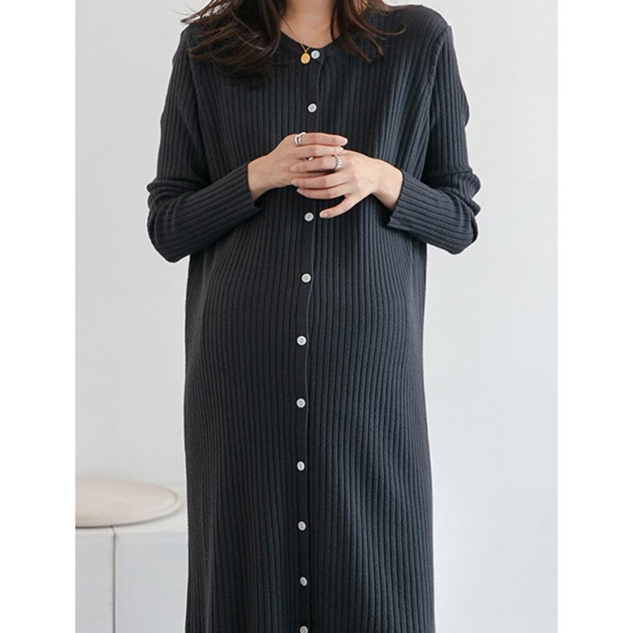 マタニティ 服 妊婦服 授乳服 ワンピース 安い おしゃれ 春 秋 冬 お宮参り フォーマル 長袖 前開き レディース |  | 10