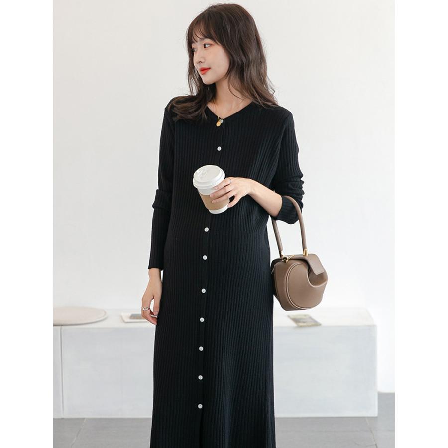 マタニティ 服 妊婦服 授乳服 ワンピース 安い おしゃれ 春 秋 冬 お宮参り フォーマル 長袖 前開き レディース |  | 13