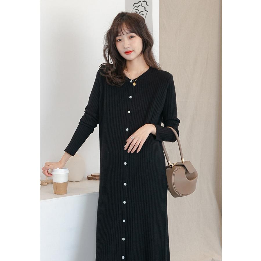 マタニティ 服 妊婦服 授乳服 ワンピース 安い おしゃれ 春 秋 冬 お宮参り フォーマル 長袖 前開き レディース |  | 14