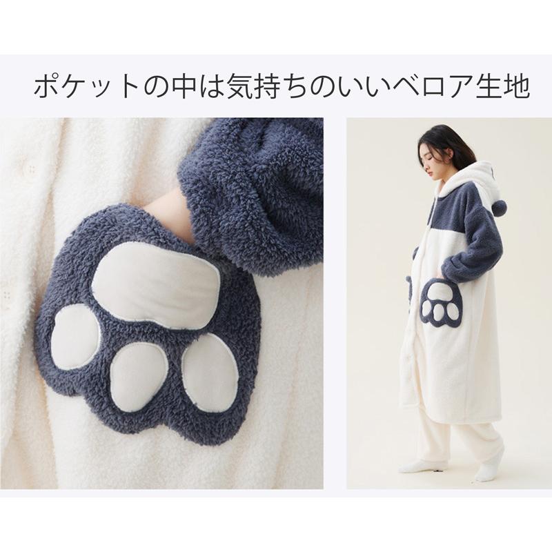 着る毛布 パンダ ルームウェア レディース 長袖 暖かい もこもこ 大きいサイズ 秋 冬 春 カワイイ かわいい ルームウェア メンズ |  | 01