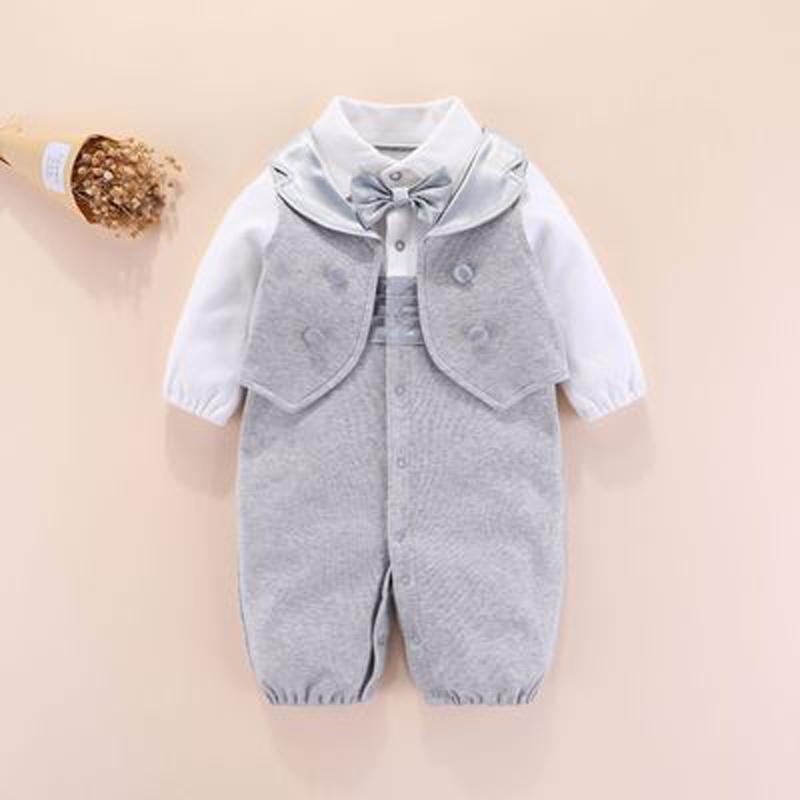 セレモニードレス 男の子 ベビードレス お宮参り 退院 春 秋 長袖 ベスト 結婚式 男 男児 新生児 |  | 03