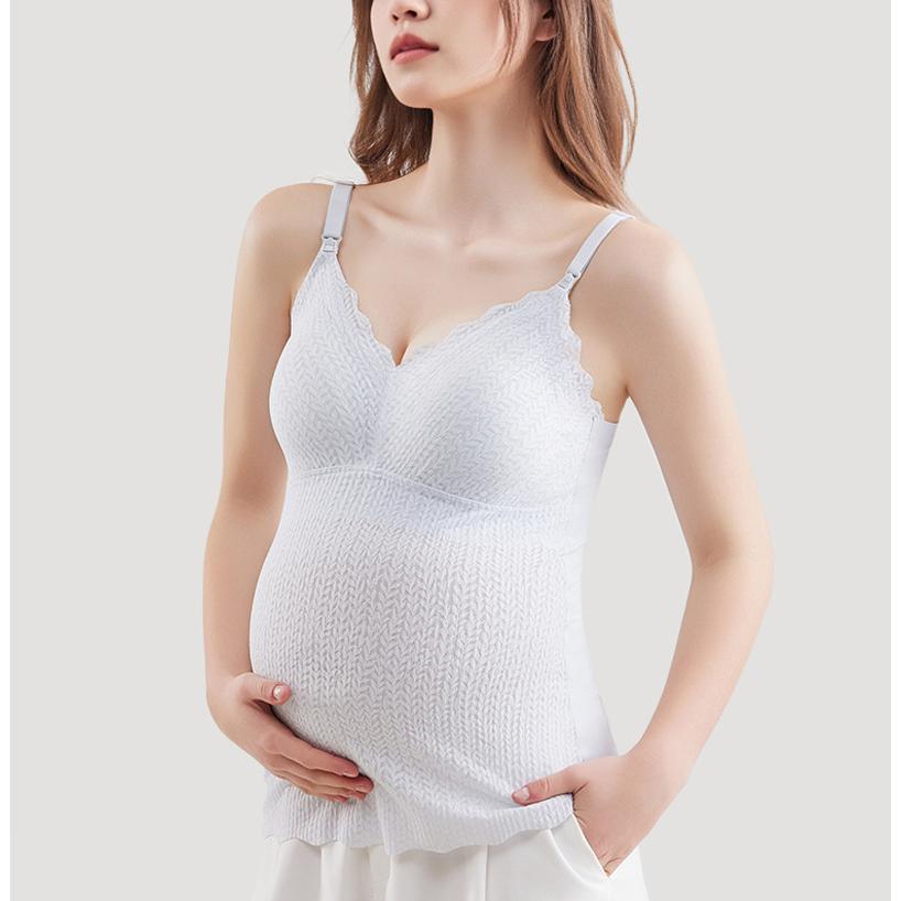 授乳キャミソール 授乳ブラ 授乳 シームレス キャミ リブ ブラジャー カップ付き ブラキャミ インナー 大きいサイズ |  | 12