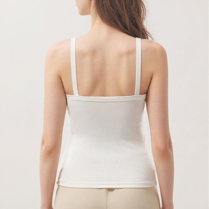 授乳キャミソール 授乳ブラ 授乳 シームレス キャミ リブ ブラジャー カップ付き ブラキャミ インナー 大きいサイズ |  | 15