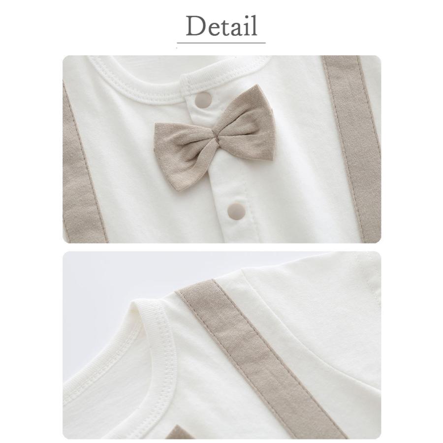 セレモニードレス 男の子 ベビードレス お宮参り 退院 春 秋 半袖 サスペンダー 結婚式 男 男児 新生児 |  | 09