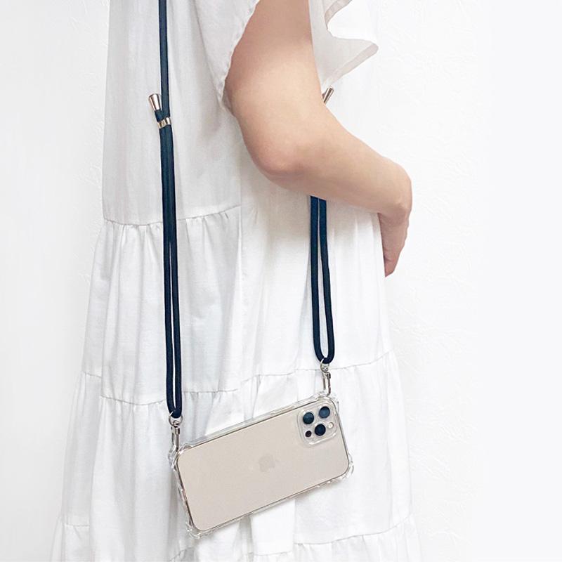 スマホケース スマホショルダーストラップ スマホホルダー クリアケース 韓国 おしゃれ かわいい 透明 肩掛け |  | 10
