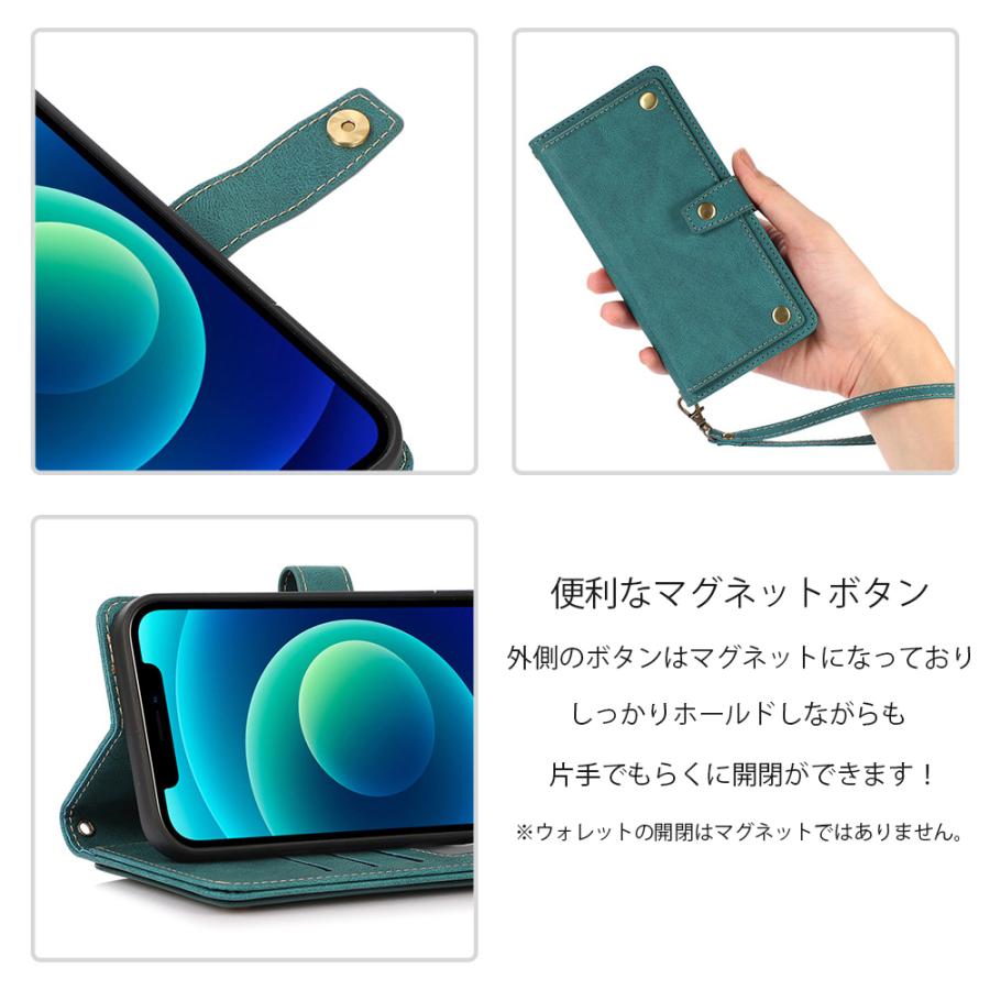 スマホケース 手帳型 ショルダーストラップ iPhone14 SE ケース 手帳 iPhone13 12 携帯 ケース アイフォン |  | 06