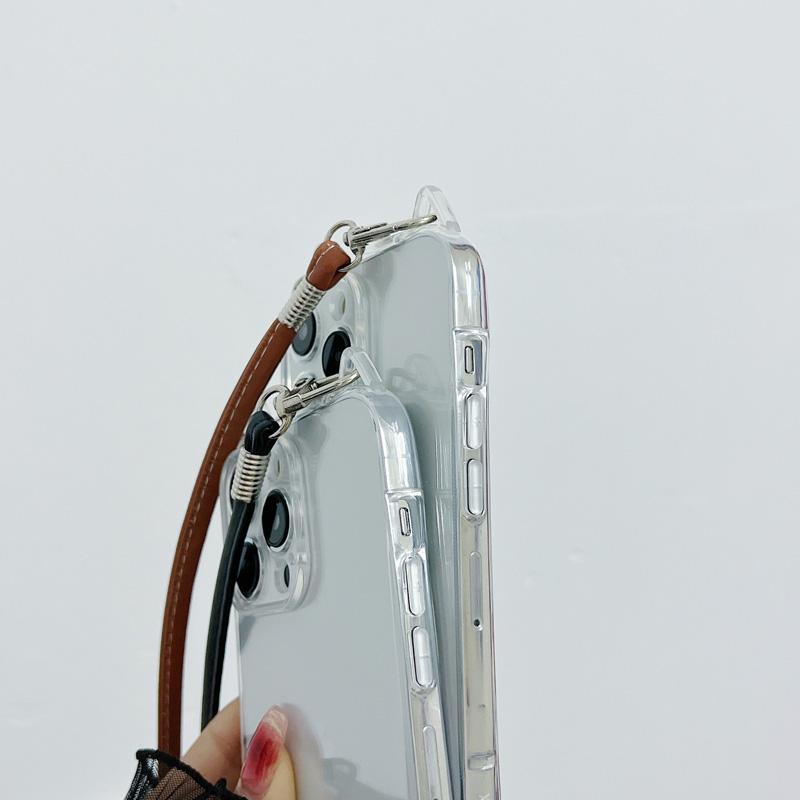 ねこ耳 スマホケース スマホショルダーストラップ スマホホルダー クリアケース 韓国 おしゃれ かわいい 透明 肩掛け |  | 12