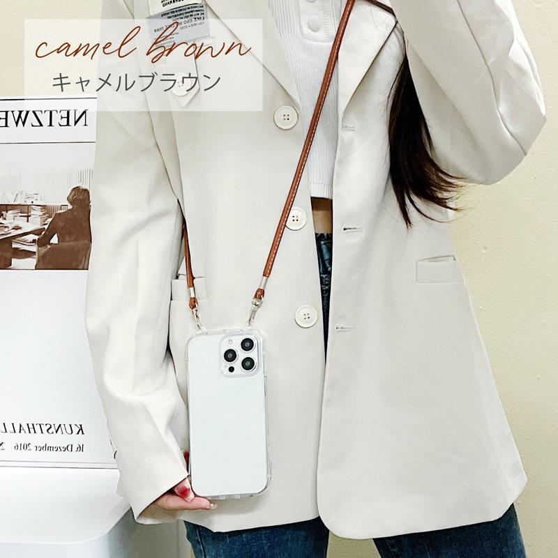 ねこ耳 スマホケース スマホショルダーストラップ スマホホルダー クリアケース 韓国 おしゃれ かわいい 透明 肩掛け |  | 07