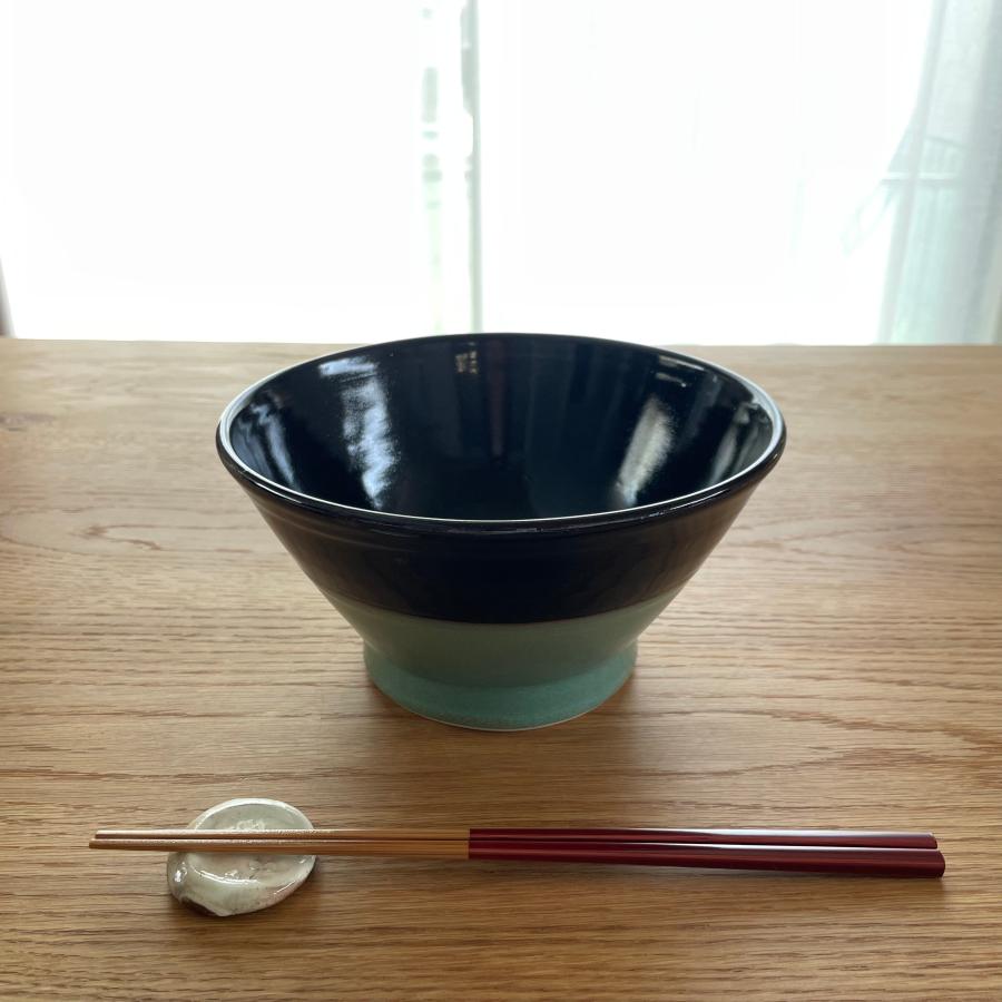 益子焼／2tone／丼／どんぶり／陶器／ツートーン／おしゃれ／可愛い