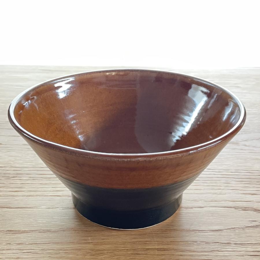 益子焼／2tone／丼／どんぶり／陶器／ツートーン／おしゃれ／可愛い
