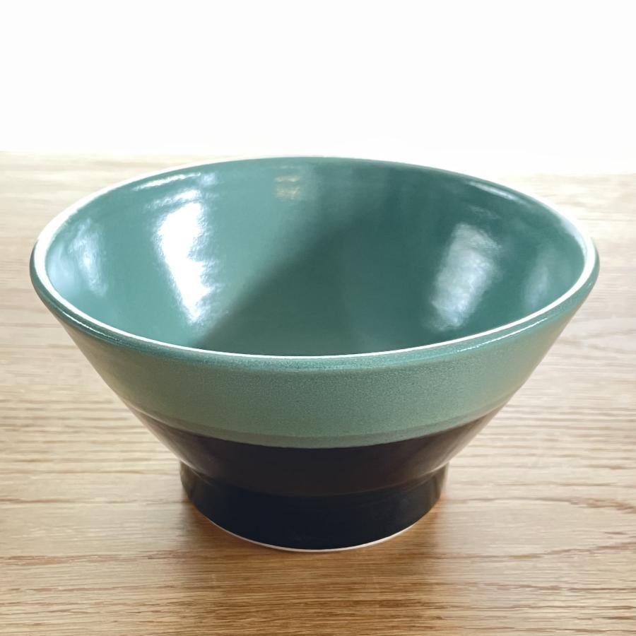 益子焼／2tone／丼／どんぶり／陶器／ツートーン／おしゃれ／可愛い