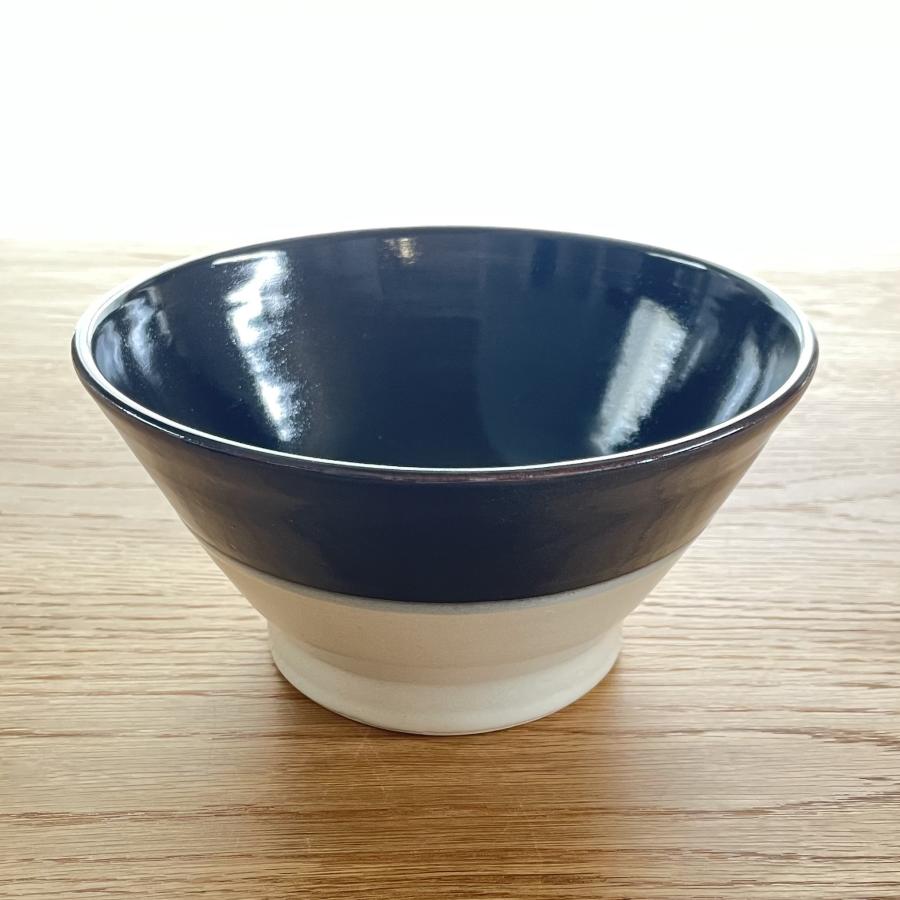益子焼／2tone／丼／どんぶり／陶器／ツートーン／おしゃれ／可愛い