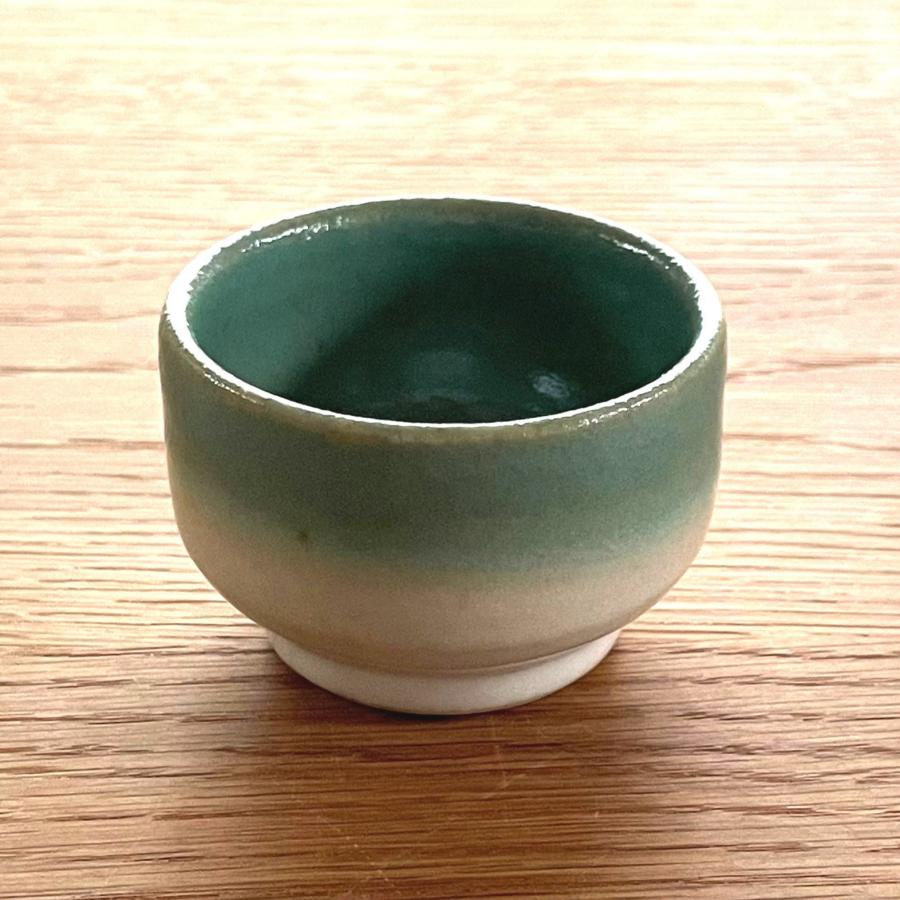 益子焼／ツートーン／ぐいのみ／陶器／おしゃれ／可愛い／モダン／和