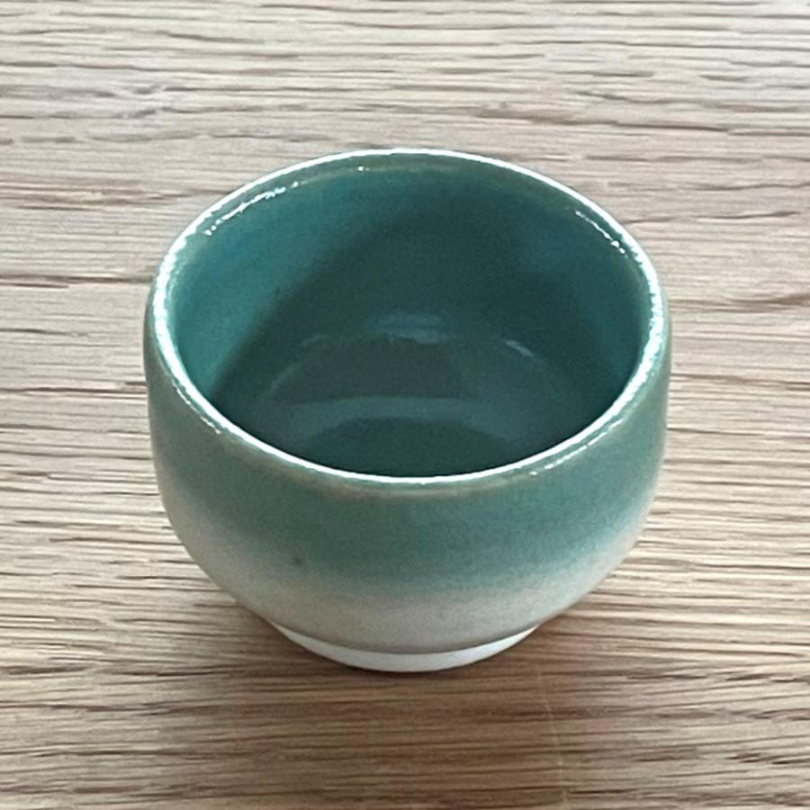 益子焼／ツートーン／ぐいのみ／陶器／おしゃれ／可愛い／モダン／和