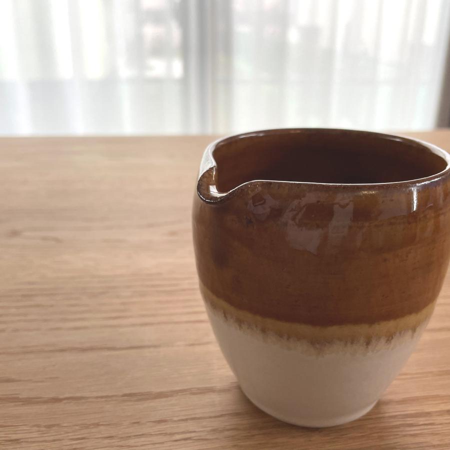 益子焼／2tone／片口／陶器／ツートーン／おしゃれ／可愛い／モダン