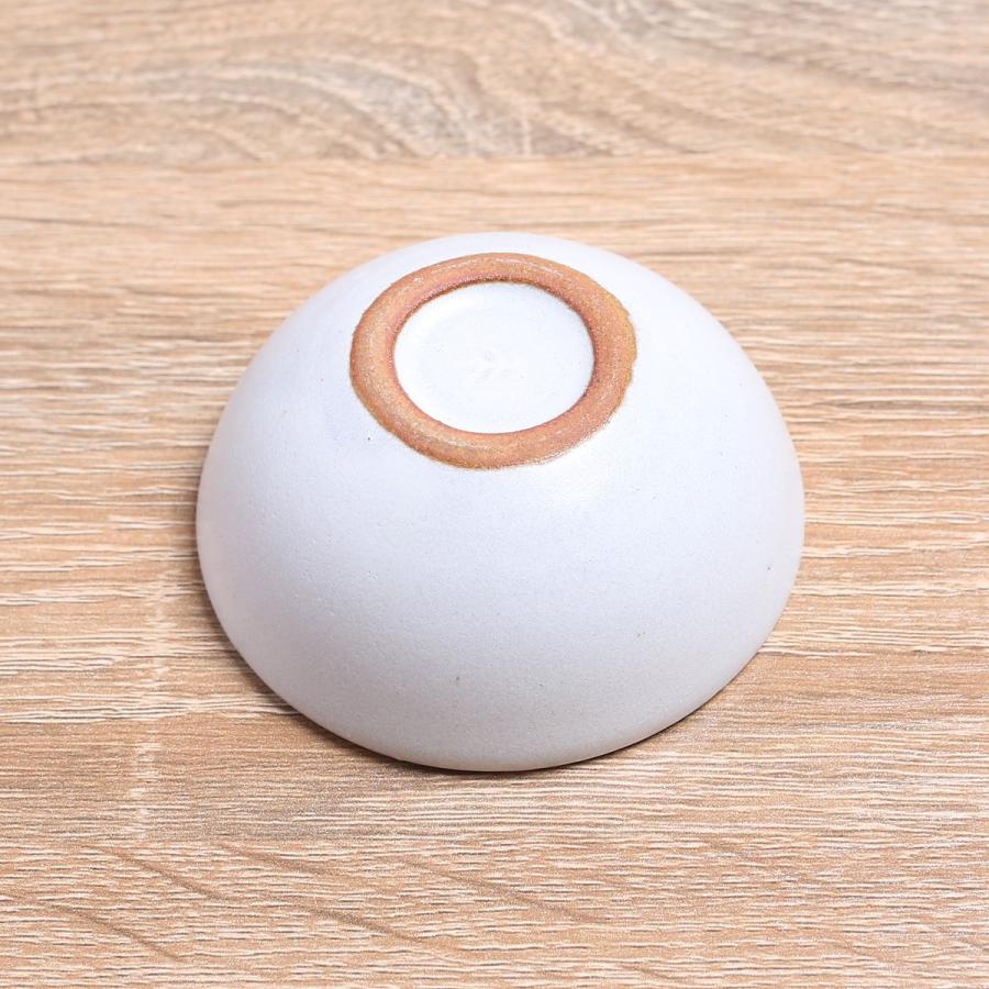 会津本郷焼／豆鉢 太しのぎ 白 皿 陶器／樹ノ音工房 : コレパン 日本の