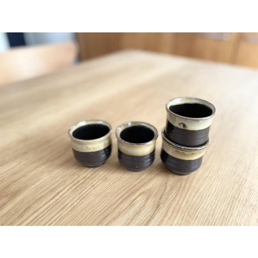 ぐい呑み（ぐい飲み、ぐいのみ）　鍛冶丁焼　岩手県花巻産 |  | 09