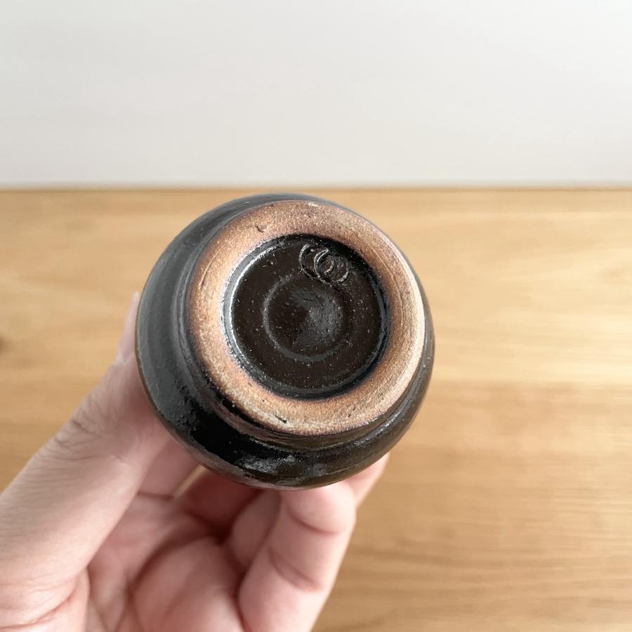 豆壺 一輪挿し 爪楊枝入れ 鍛冶丁焼 岩手県花巻産 : コレパン 日本の