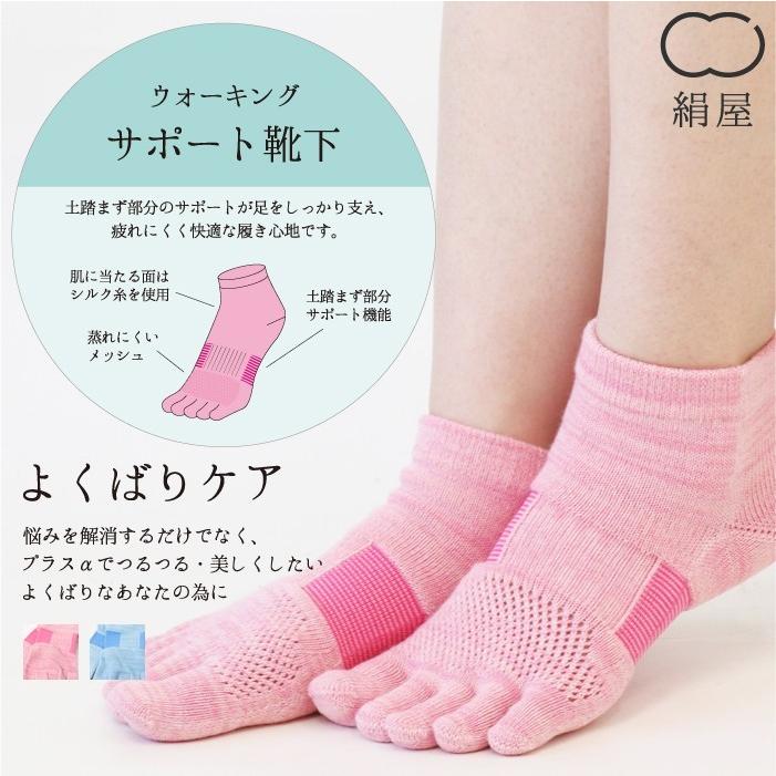 絹屋 ウォーキングサポート靴下 Kinuya Supportsocks コレパン 日本の暮らし雑貨店 通販 Yahoo ショッピング