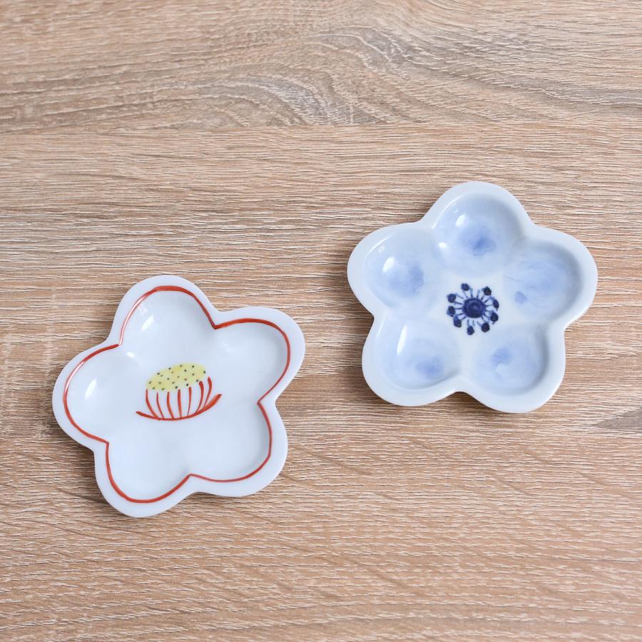 九谷焼 豆皿 椿 梅 小皿 おしゃれ かわいい 和食器 縁起物 贈り物 吉祥紋古典絵変り 和陶房 Kutani Hana1000 コレパン 日本の暮らし雑貨店 通販 Yahoo ショッピング