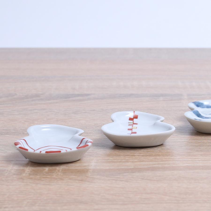 九谷焼 ／ 豆皿 青海波 ひょうたん 小皿 おしゃれ かわいい 和