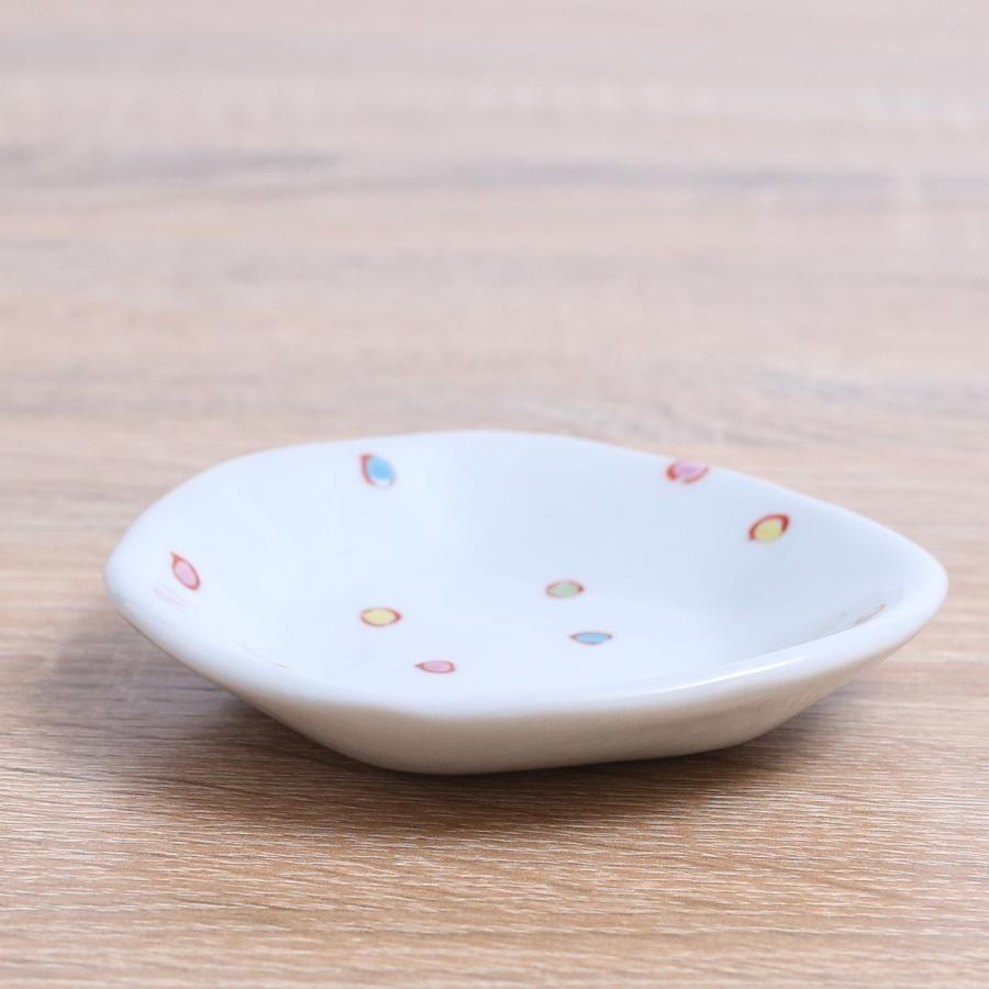 九谷焼 九谷焼 ／ 豆皿 点点 丸皿 小皿 おしゃれ かわいい 和食器