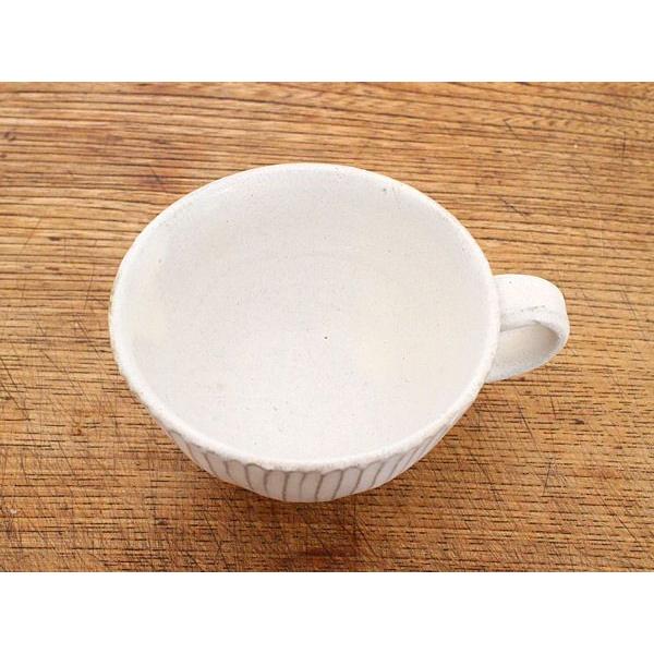 会津本郷焼／ミニカップ 白 しのぎ／樹ノ音工房 : コレパン 日本の