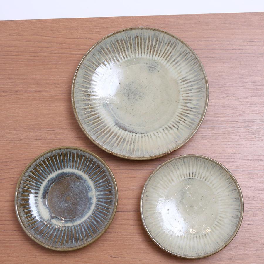 小代焼／7寸皿 陶器 おしゃれ 可愛い 和食器 ／小代本谷ちひろ窯